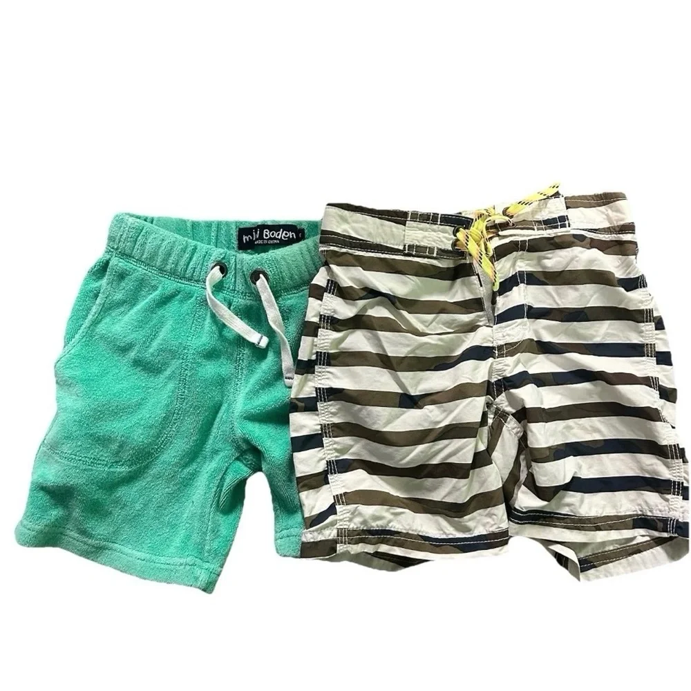 Mini Boden Shorts Crewcuts Swim Trunks Size 4T - Picture 1 of 5